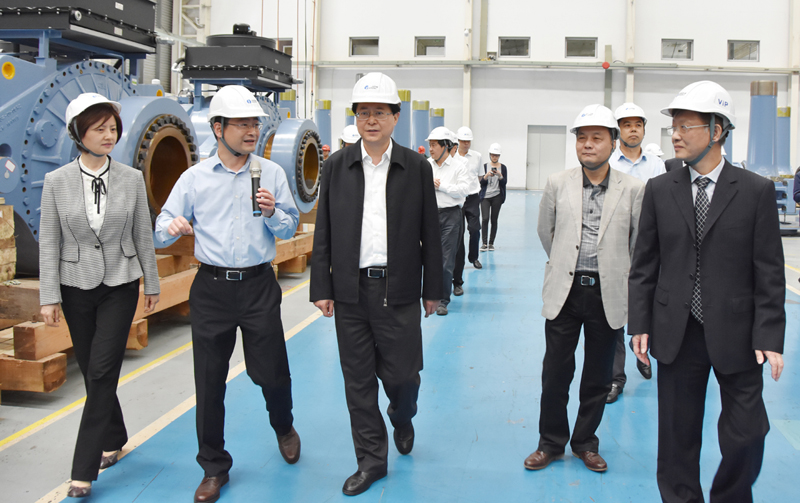 浙江省委副书记、省长车俊一行莅临我司视察