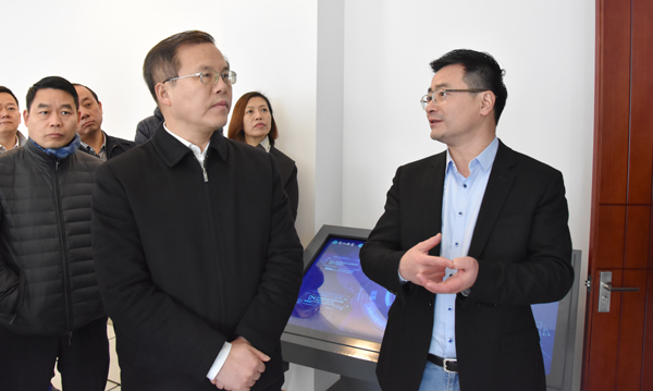 杭州市委常委、余杭区委书记毛溪浩一行莅临我司考察调研