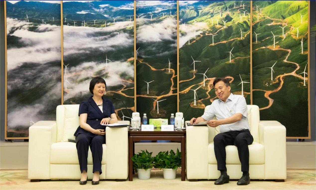 高玲拜访国家电投党组书记、董事长刘明胜